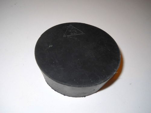 Size 13 Solid Black Rubber Laboratory Stopper