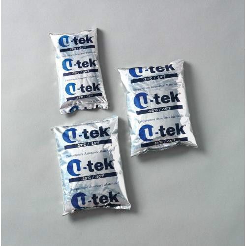 ThermoSafe U-tek 432 Phase Change Material Gel. -23°C Temprature. 8oz. 4 pack