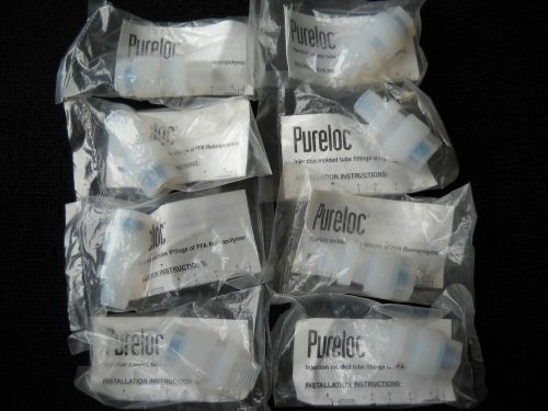 PURELOC 5310949 MALE ADAPTERS 1/2&#034; OD X 3/8&#034; NPT ( SET OF 8) TUBE FITTINGS NIP