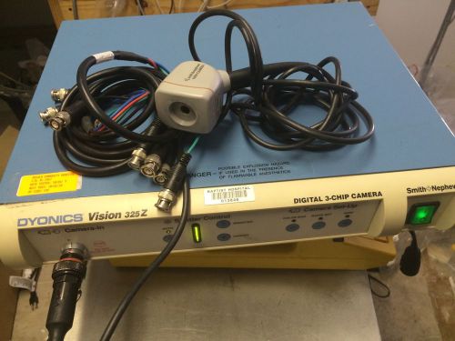 SMITH &amp; NEPHEW Dyonics Vision 325D 3 CCD Digital 460H Camera RGB CABLE ENDOSCOPY