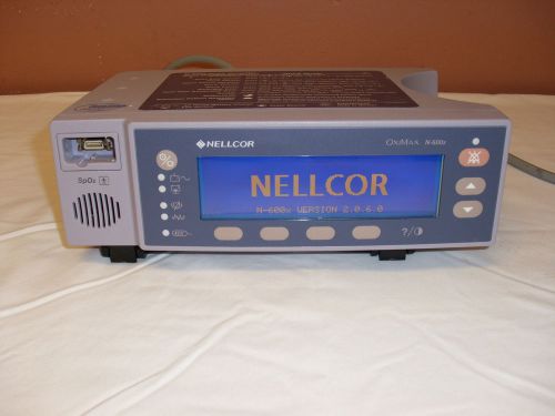 Nellcor N600X Oximax Pulse Ox SPO2 Patient Monitor Didage Sales Co