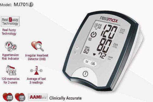 Rossmax MJ701F Digital Upper Arm Automatic BP Monitor