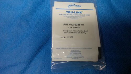 Spacelabs TruLink Snap Din Unshielded ECG Lead Wire Set 5-lead 24&#034; - NEW