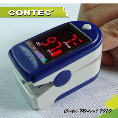 CE/FDA Pulse Rate Oximeter oxymeter Oximetry Spo2 BLOOD oxygen PR\ECG FREE CASE