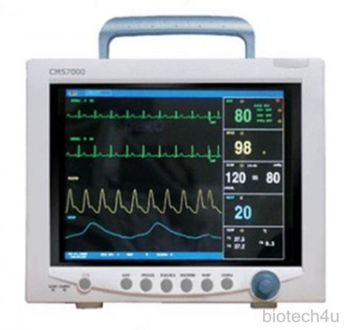 CMS7000 Multi-parameter Monitor + ECG,RESP,SpO2,NIMP,TEMP,PR,Network