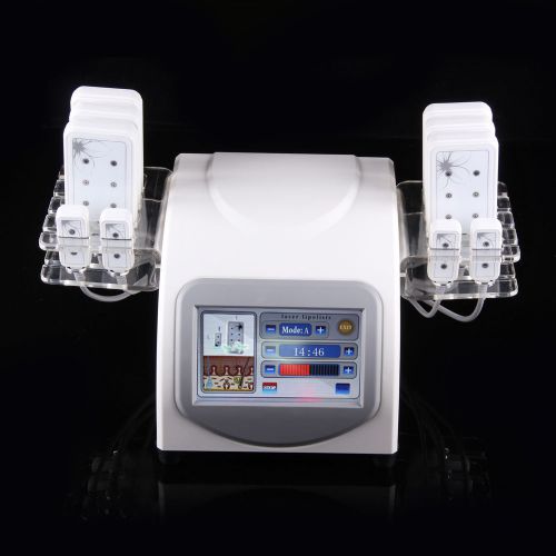 10 Pad Cellulite Lipolysis 650nm Diode Lipo Laser LLLT BODY ARM LEG Slim Machine