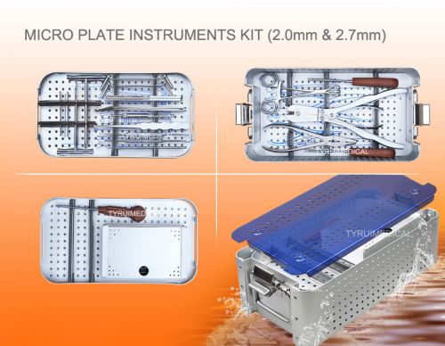 Orthopedic Instrument System Kit 2.0 2.7mm Micro Plate CE Veterinary