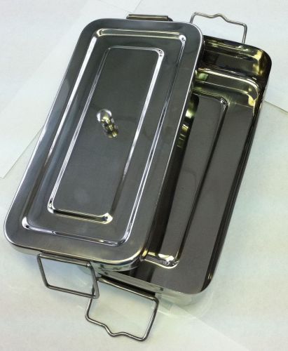 Instruments sterilization box 4&#034;x8&#034; surgical dental sterilizing instruments for sale