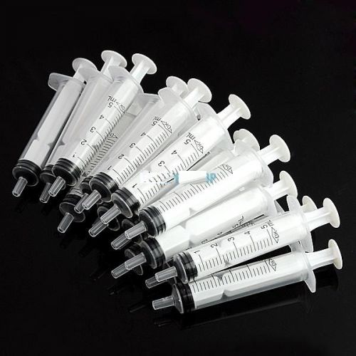 5ml disposable plastic sampler syringe for measuring hydroponics nutrient 20 pcs for sale