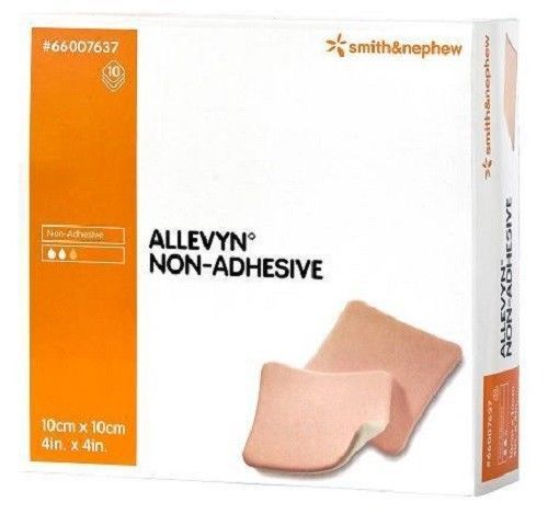 Smith &amp; nephew allevyn non-adhesive water proof outer layer ref 66927637 pk/5 for sale