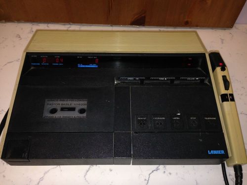 Lanier P-109 Dictation Machine Cassette Tape Transcriber