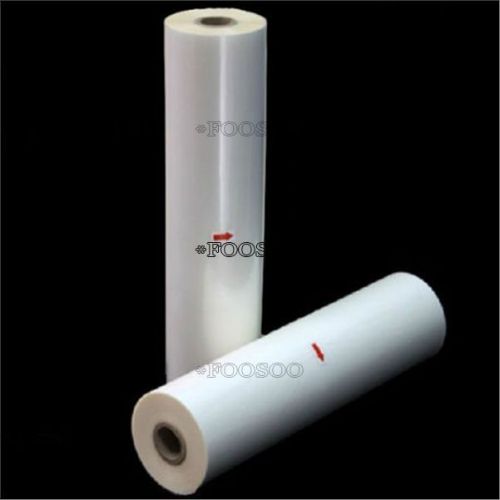 656&#039; 2 GLOSSY FILM LAMINATING 1&#034; 1.2MIL ROLLS 11.8&#034;X HOT LAMINATION CORE