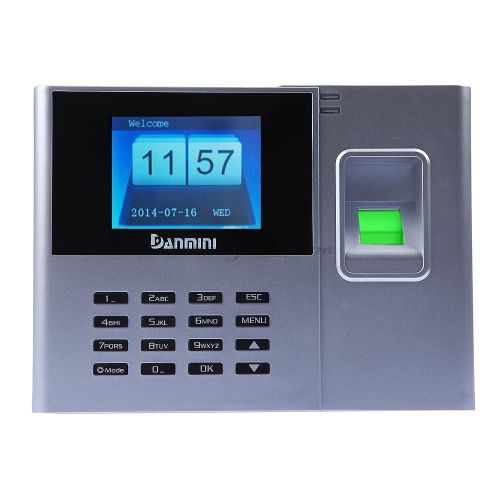 Network Fingerprint Time Attendance Clock, 100000 events+ USB+TCP/IP+Password