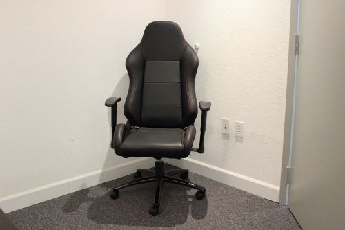 Racing race inspired office chair room game seat sport black pu leather for sale