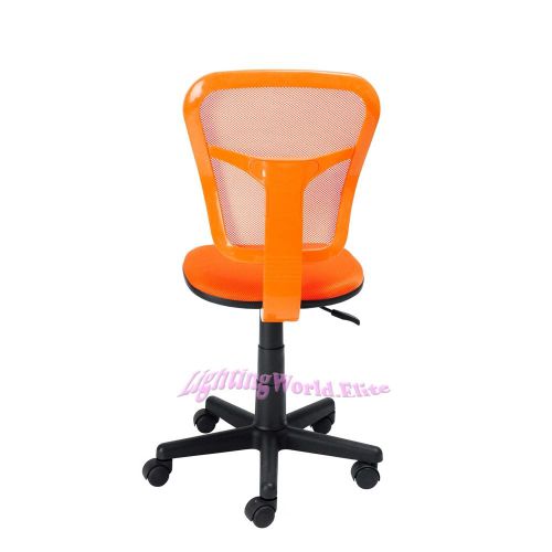 Designer Swivel Mesh Computer Office Chairs Orange Kids Study Laptop Desk Chairs