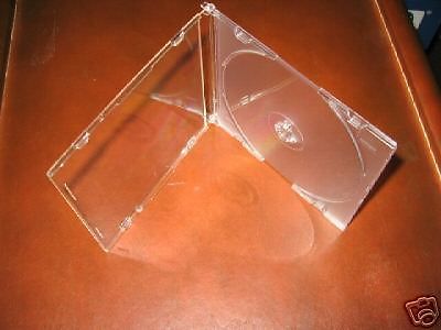 200 new 5.2mm slim cd jewel cases w/clear tray for sale