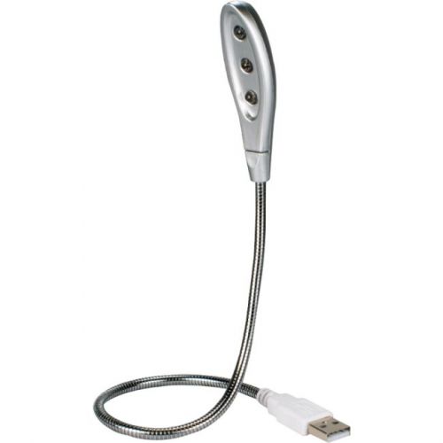 QVS USB-L3S FLEXIBLE SLVR USB 3-LED