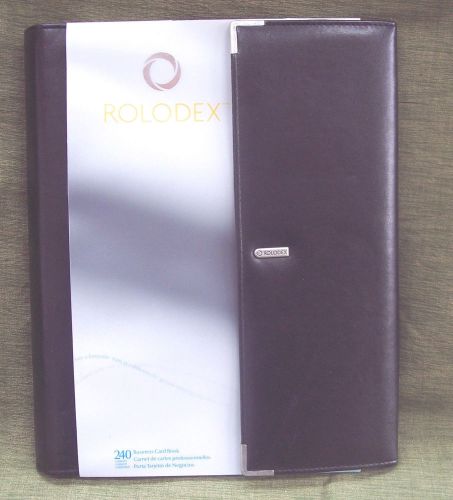 Business cards  black  notebook  *240*  capacity by rolodex ~ new for sale