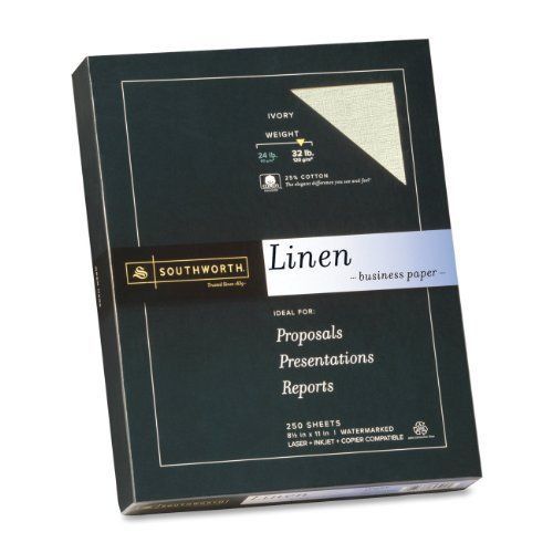 Southworth Linen Business Paper - Letter - 8.50&#034; X 11&#034; - 32 Lb - (j568c)