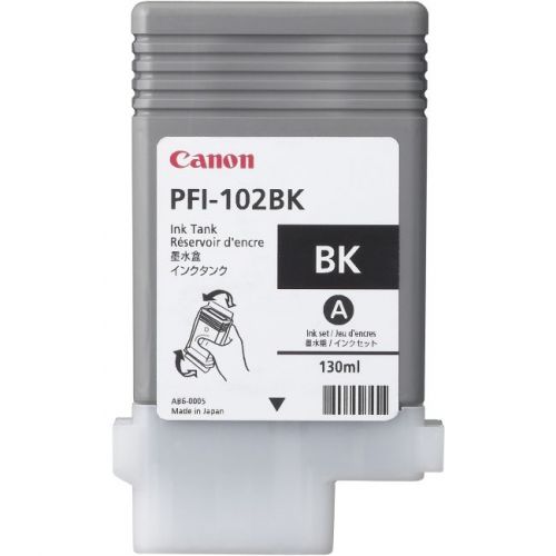 Canon laser - consumables 0895b001 pfi-102bk black ink tank 130ml for sale