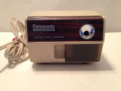 Panasonic Auto-Stop Electric Pencil Sharpener KP110 KP-110 Ivory