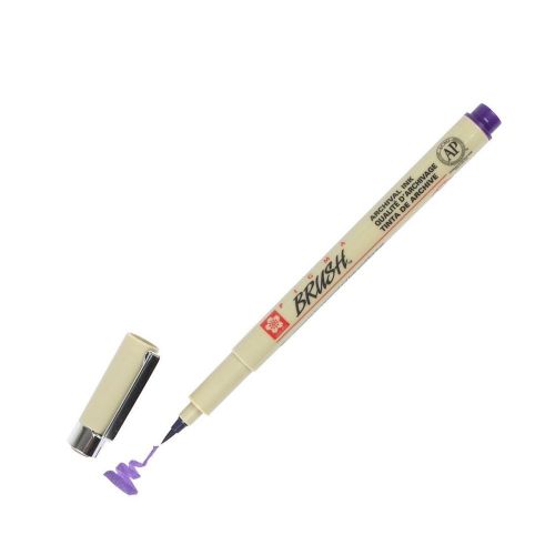 Sakura Pigma Brush-Purple (Sakura XSDK-BR-24) - 12/pk