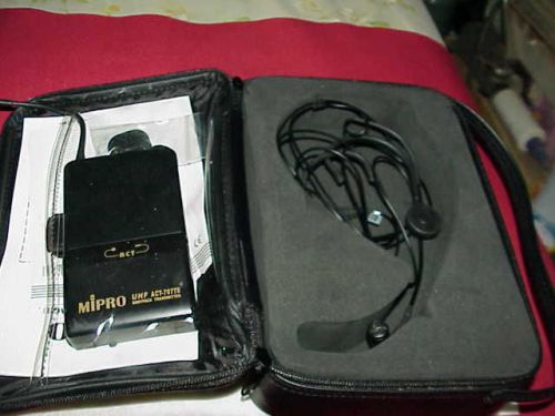 MIPRO HEADWORN MIC. MU-53HN(XLR) WITH TRANSMITTER &amp; MINI XLR CONNECTOR