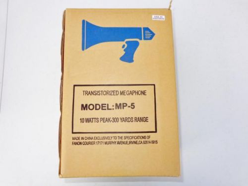 New Fanon MP-5 Transistorized Megaphone White/Blue