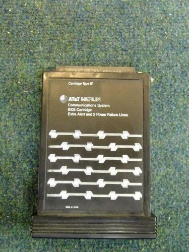 At&amp;t lucent merlin extra alert and 2 power failure lines 6103 for 410 ksu - used for sale