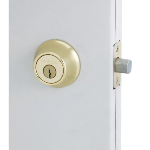 Grade 3 security single cylinder deadbolt-pb cp 1cyl deadbolt for sale