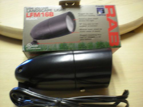 RAB Low Voltage Landscape Light LFM26B Black