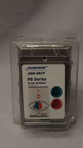 SECURITRON ASSA ABLOY PB SERIES PUSH BUTTON