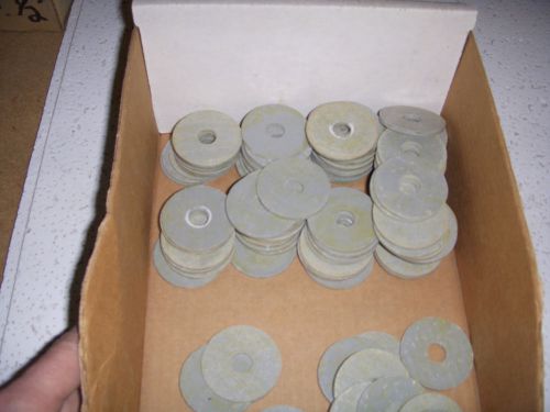 1/2&#034; Fiberglass flat washers- LOT OF 55- &#034;Enduro FW-FRP-050&#034; *NEW* (#164)