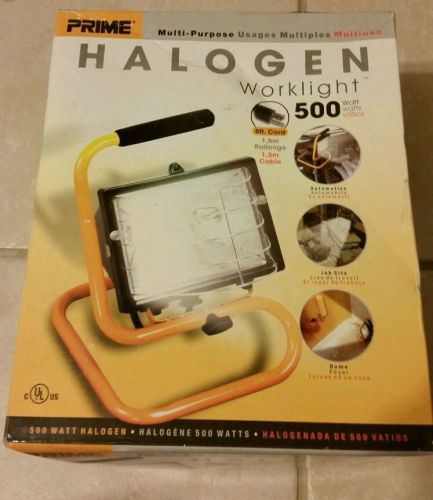 Prime halogen 500 watt worklight new in box for sale