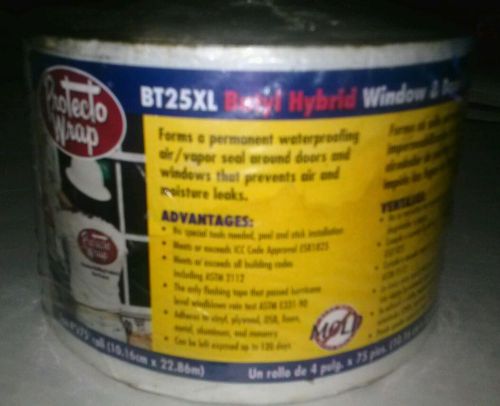 Protecto Wrap 4&#034; x 75&#039; FlexWrap  Butyl Adhesive window flashing