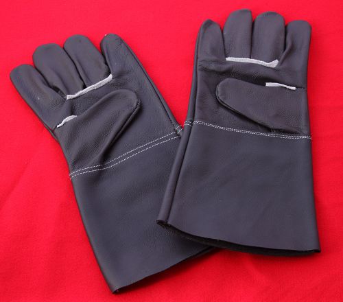 LEATHER MEN’S WORK GLOVE HEAVY DUTY CONSTRUCTION AUTOMOTIVE WOODWORK SIZE LARGE