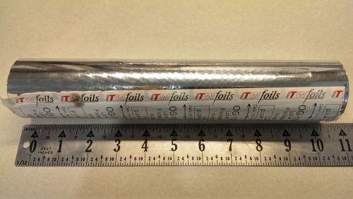 Itw foils og series chrome hot foil stamping roll - 1000ft x 10&#034; og-100-385 for sale