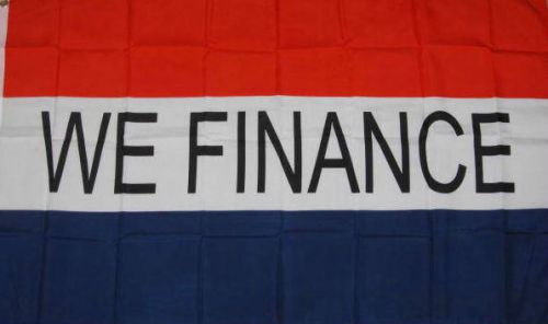 NEW 3X5 WE FINANCE SIGN BANNER FLAG