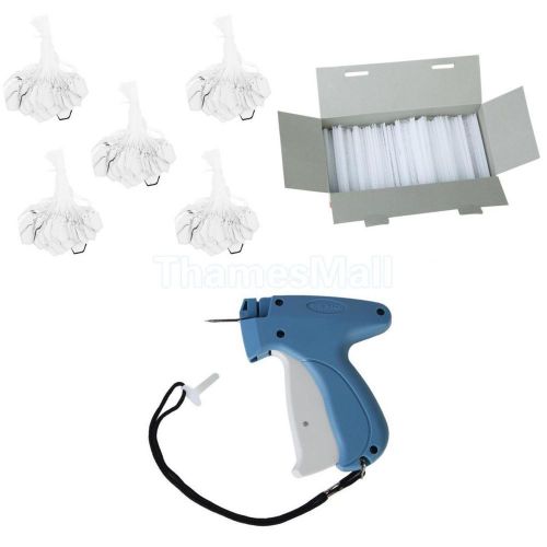 Label tag gun w/ needle + 500pcs string tags + 5000pcs 18mm price tagging barbs for sale