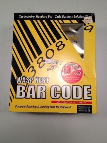 Wasp Nest Bar Code - Business Edition - 633808035020 New