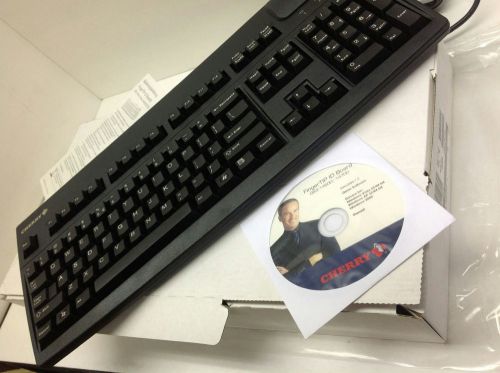 Cherry POS Biometric USB Keyboard /w Fingerprint Reader G83-14701LPAEU-2