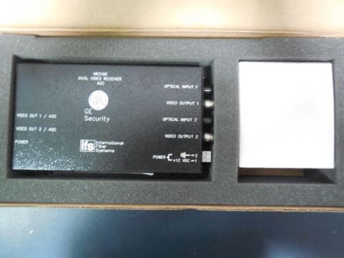 (1) GE SECURITY VR2100 DUAL VIDEO RECEIVER W/ AUTO GA