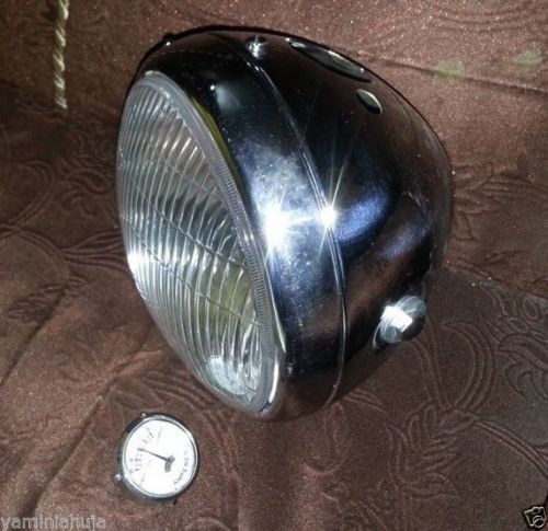 BSA TRIUMPH NORTON POST 1958 HEADLIGHT LUCAS REPLICA CHROME PLATED