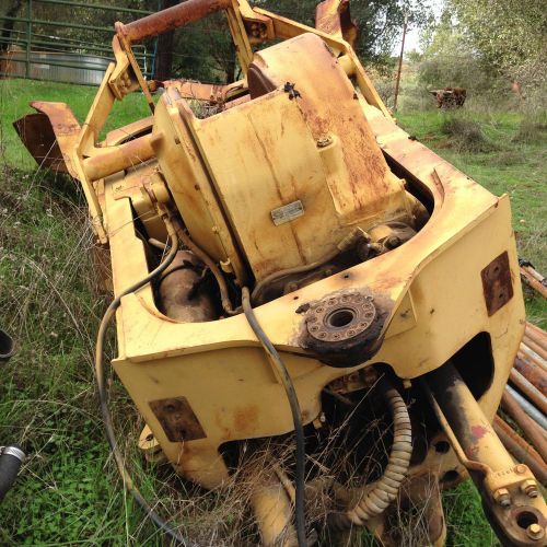 CLARK BACK HALF OF 667 GRAPPLE SKIDDER GOOD WINCH AND FRAME COMPONENTS