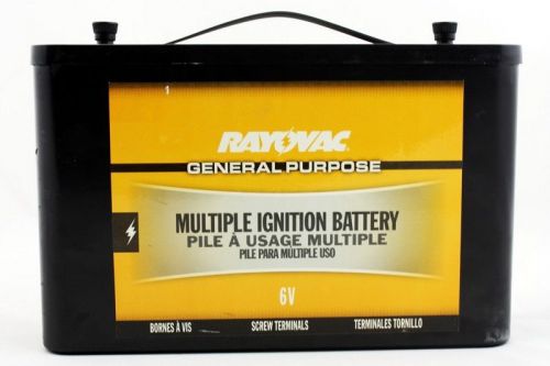 Rayovac 641 6-volt fence battery with screw terminals lawnmower new original for sale