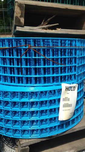 1.5x1.5&#034; 10.5 G 7.5&#034;x100&#039; Blue PVC Coated Welded Wire Mesh Rolls