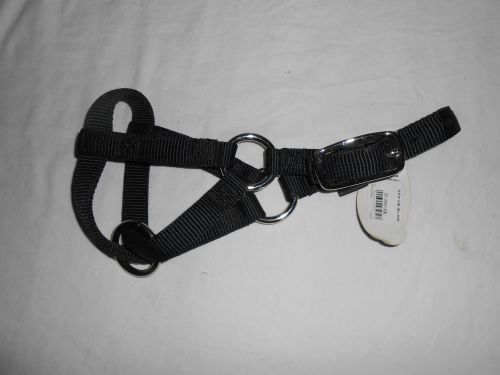 Weaver nylon new black Llama small halter w/tags