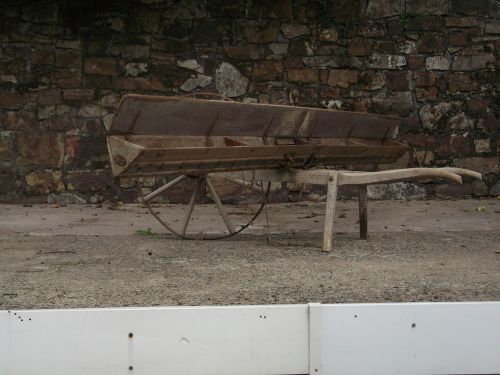 grass seed barrow  shandy barrow  antique