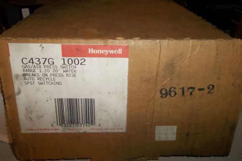 HONEYWELL C437G 1002 GAS/AIR PRESSURE SWITCH NEW