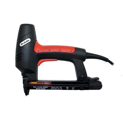 Electric 22 gauge 3/8&#034; crown upholstery stapler / 18 gauge brad nailer - u630e for sale